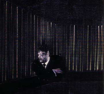 Francis Bacon | Man in Blue I | 1954 | 198 x 137 cm    Museum Boijmans Van Beunigen, Rotterdam